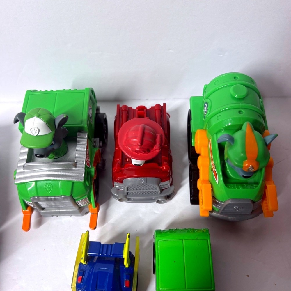 Paw Patrol Vehicle Lot 17 True Metal Diecast & 3 Plastic Cars HTF Ella Robo Dog - Picture 3 of 8